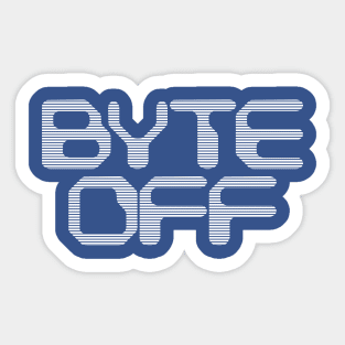 Byte Off - Dustin Cosplay Sticker